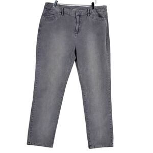 Soft Surroundings Gray corduroy pants 14